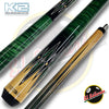 Taco de Billar K2 Liso (KL180) Natural / Verde